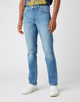 WRANGLER GREENSBORO MĘSKIE SPODNIE JEANSOWE DUSTY DEVIL W15QC4665 112141188